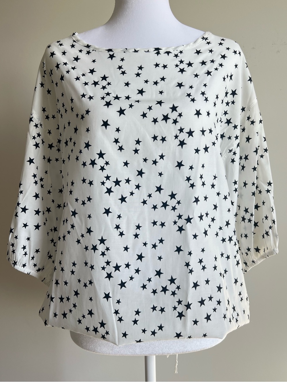 Alice Ritter White Top with Star Print